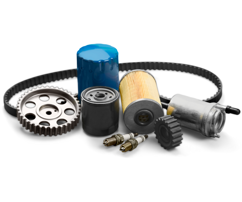 Various car parts we replace or check at time of service.